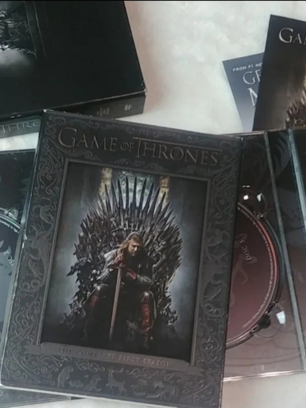 Game of Thrones The Complete First Season DVD Set - Black Edition